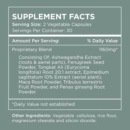 Pure for Men T-Support Supplement | Vegetarian Total Support for Men - Image 4