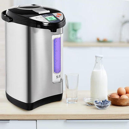 COSTWAY Instant Electric Hot Water Boiler and Warmer, 5-Liter LCD Water Pot - Image 9