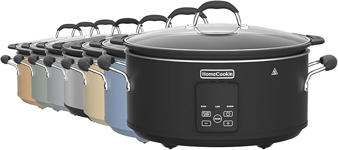 HOMECOOKIN Slow Cooker, Extra Large 10 Quart Digital Programmable Slow Cookers - Image 2