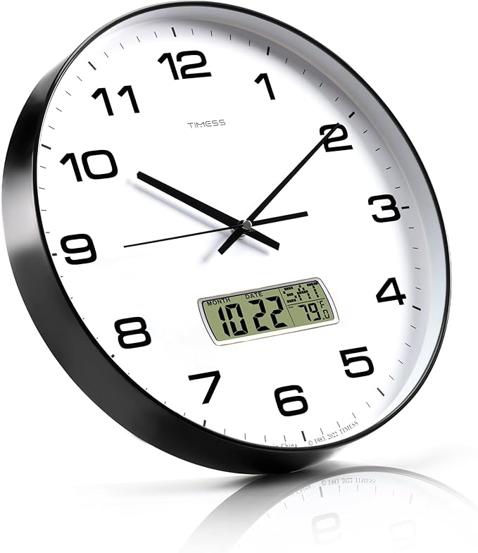 TIMESS Wall Clock, Ideal Modern Home, Office Decor - Image 2