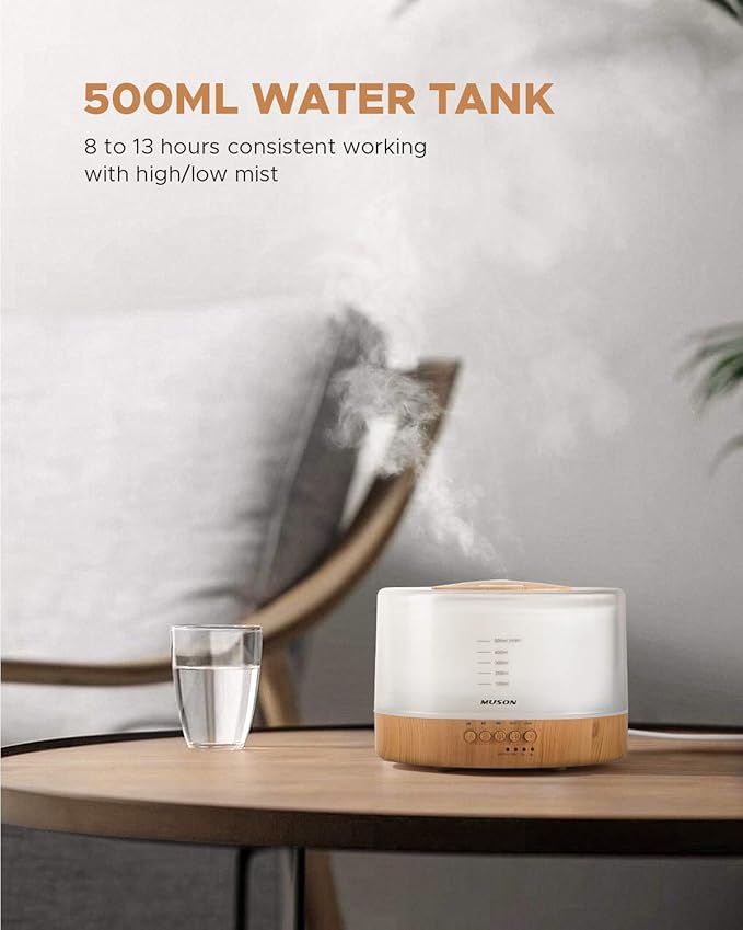 muson Essential Oil Diffuser Sound Machine Combo Diffuser - Image 2