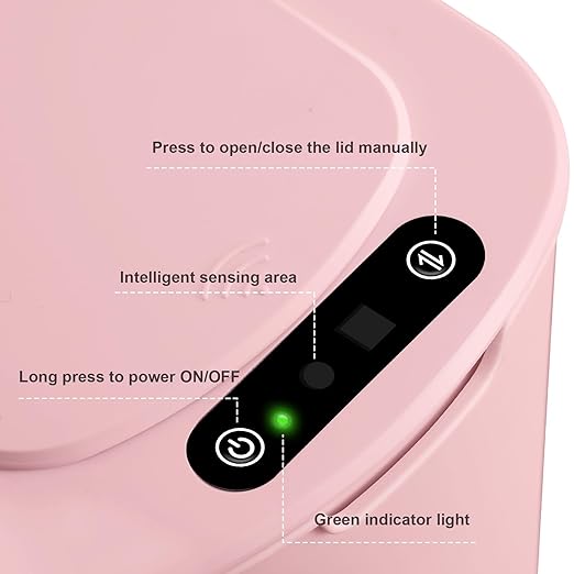 Cesun Automatic Motion Sensor Bathroom Trash Can - Image 6