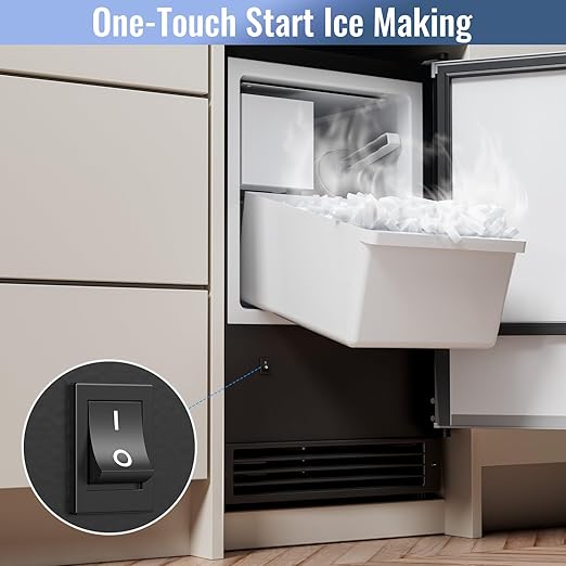 Under Counter Crescent Ice Maker Machine, 15 LBS/Day - Image 6