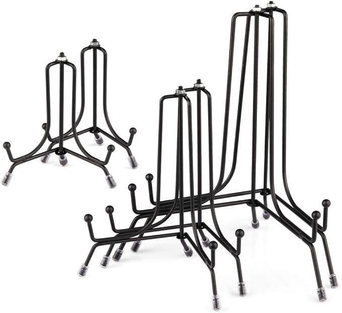 Mocoosy 6 Pack 3 Size Improved Anti-Slip Plate Stands by Mocoosy