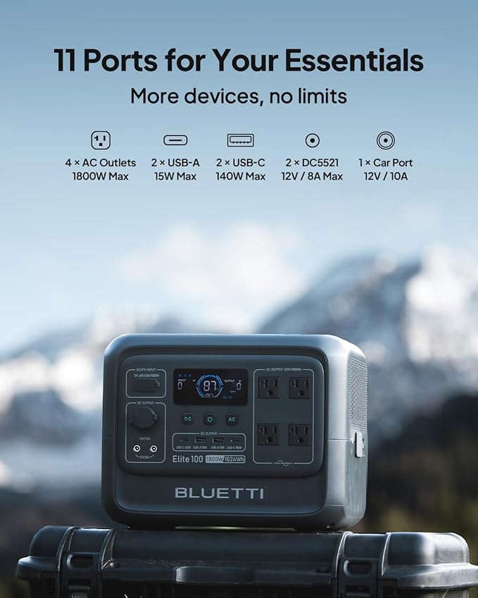 BLUETTI Elite 100 V2 Solar Generator - Image 4
