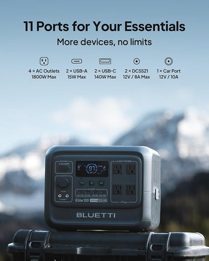 BLUETTI Elite 100 V2 Solar Generator - Image 4