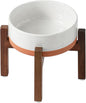Ceramic 7.3inch Raised Dog Bowl Set, Elevated by Havniva