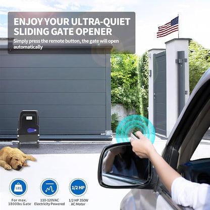 TOPENS BK800 Automatic Sliding Gate Opener Strong Belt Silent Drive Electric - Image 3