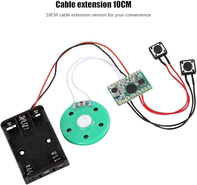 Greeting Card Module, 60-Second DIY Voice Greeting Card Module Music Sound - Image 5