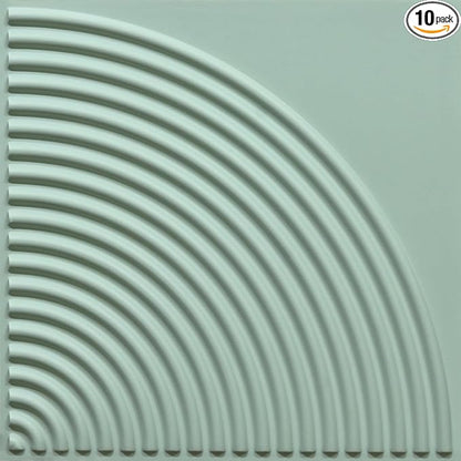 From Plain To Beautiful In Hours 9002 Arc Swell PVC 12 in x 12 in Peel and by DecorativeCeilingTiles