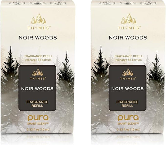 Thymes Pura Refills – 2 Pack of Oil Diffuser Scents – Long-Lasting Pura by Thymes