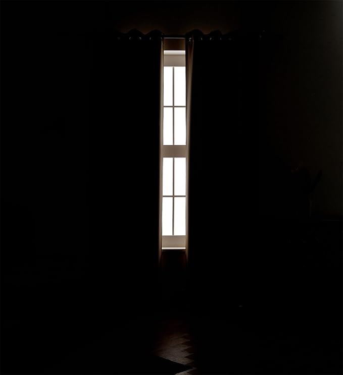 MIUCO Room Darkening Soild Grommet Blackout Curtains - Image 3