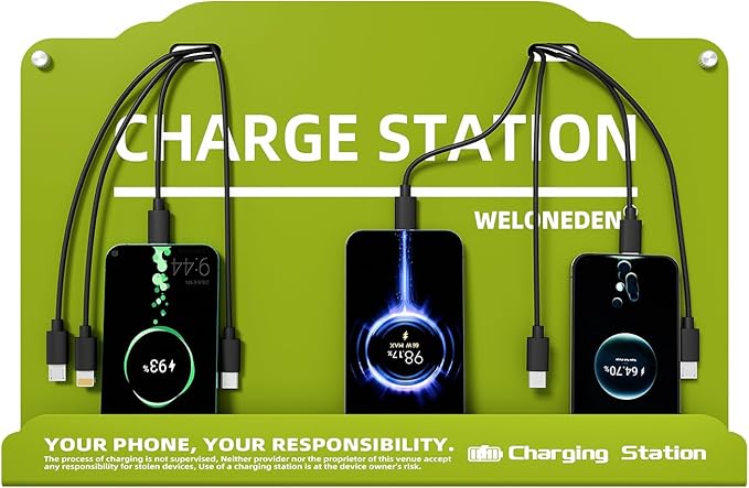Wall Mounted Cell Phone Charging Station Mobile Phone Charging Station | Fast - Image 2