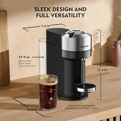 Nespresso Vertuo Next Deluxe Coffee and Espresso Machine by De'Longhi - Image 7