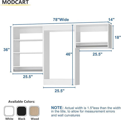 Modular Closet System, Wood Tower Storage - Image 2