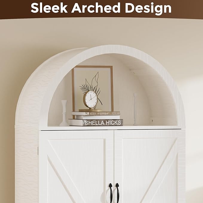 Arched Kitchen Pantry Cabinet - Image 5