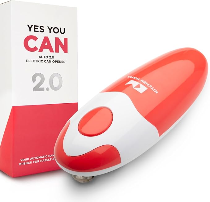 Kitchen Mama Auto 2.0 Electric Can Opener: Blade Opens Almost Any Can Pop or by KitchenMama