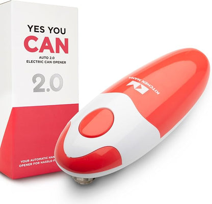 Kitchen Mama Auto 2.0 Electric Can Opener: Blade Opens Almost Any Can Pop or by KitchenMama