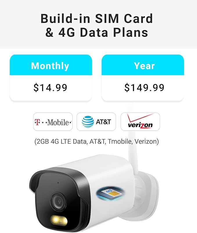 LaView 4G LTE Outdoor Security Camera, 2K HD Cameras - Image 6