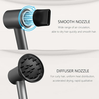 Hair Dryer, High Speed Ionic Blow Dryer, 5X-Fast Drying, 2 Billion Negative Ions - Image 6