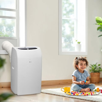 LG 8, 350 BTU / 12, 000 BTU Smart Portable Air Conditioner, Cools 350 Sq.Ft. - Image 4