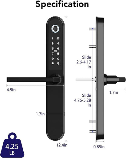 Smart Door Lock Fingerprint Door Lock - Image 2