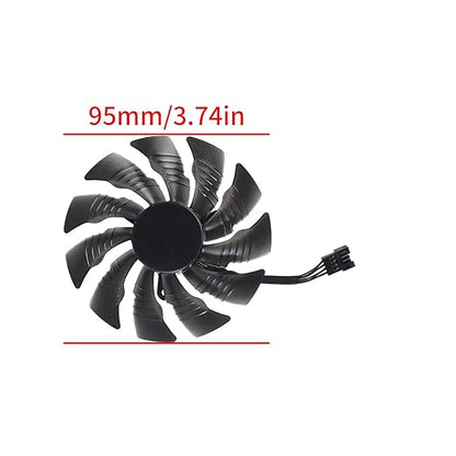 95mm 4Pin Video Card Fan Easy Installation Replacement - Image 6