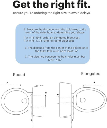 Brondell LE99 Bidet Toilet Seat, Fits Elongated Toilets, Electric Bidet - Image 3