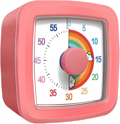 Visual Timer for Kids Adults, 60-Minute Countdown Timer for Classroom, Pomodoro by Unknown