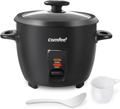 COMFEE' Rice Cooker, 6-Cup Cooked/3-Cup Uncooked, Removable Non-Stick Bowl by COMFEE