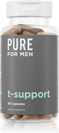 Pure for Men T-Support Supplement | Vegetarian Total Support for Men by PureForMen