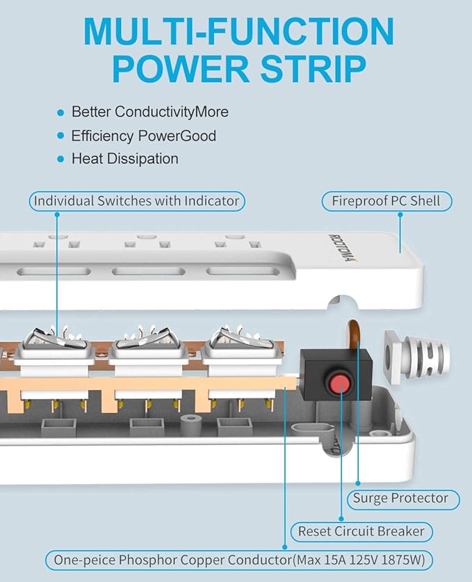10FT Heavy Duty Extension Cord - Image 6