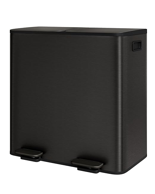 Garvee Trash Can, 2 x 10.6 gal Garbage Can by Garvee