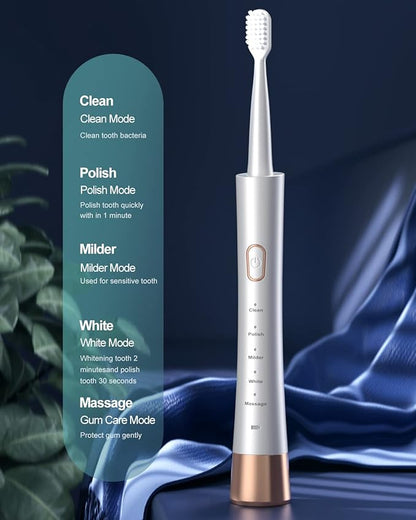 AJELU High Vibration Sonic Electric Toothbrush - Image 2