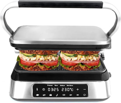 Panini Waffle Maker Combo | Panini Grill Press Sandwich Maker, Smokeless Indoor - Image 7