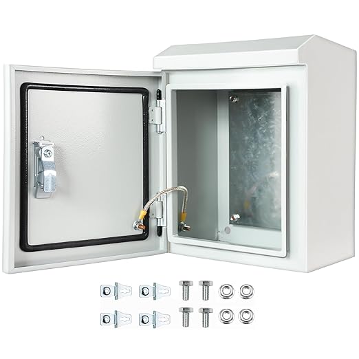 Waterproof Outdoor Electrical Box, IP56 Steel Construction Outdoor Junction Box by hongjin