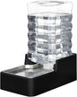 RIZZARI Stainless Steel Pet Water Feeder: 8L Gravity Leak-Proof Auto Refill by RIZZARI