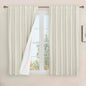 LAMIT Linen 100% Blackout Window Curtains by LAMIT