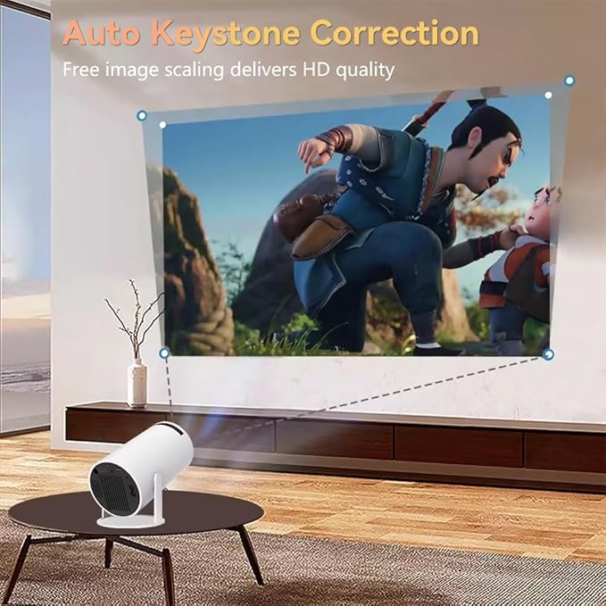 Mini Projector, 4K 1080P Support Portable Projector - Image 7