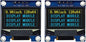 Haldzemo 0.96" OLED Display Module I2C IIC Serial 128X64 SSD1306 LCD Screen VCC by Haldzemo