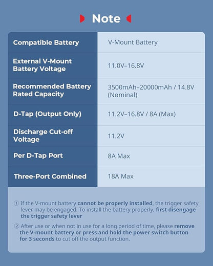 SMALLRIG V-Mount Battery Plate Kit - Image 8