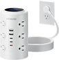 Tower Power Strip with 1 Dedicated PD 20W Fast-Charging Port, 12 Outlets by Unknown