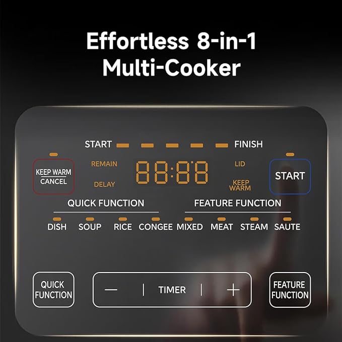 Midea 8-in-1 Electric Pressure Cooker - Image 2