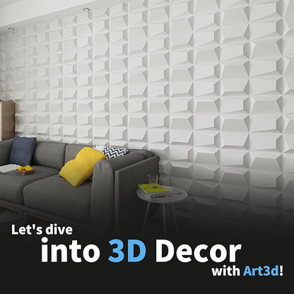 Art3d Decorative 3D Wall Panel, 32 Sq.FT PVC Interior Wall Decor - Image 7
