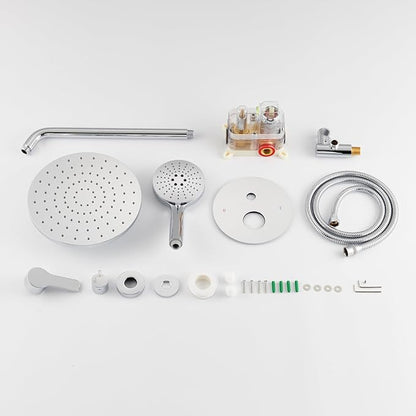 Iriber Shower System Wall Mounted Shower Faucet Mixer Set - Image 7