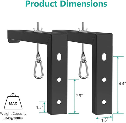 WALI Universal Projector Screen Ceiling Mount, Wall Hanging Mount L-Brackets - Image 4