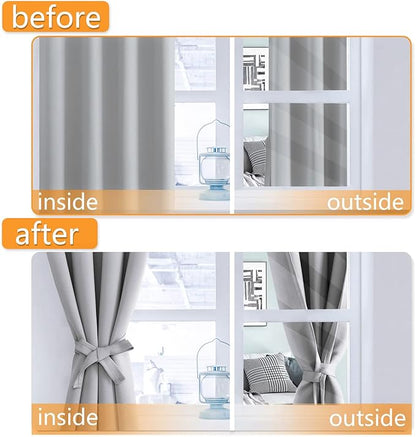 Hiasan Blackout Curtains for Bedroom, 42 x 63 Inches Length - Image 5
