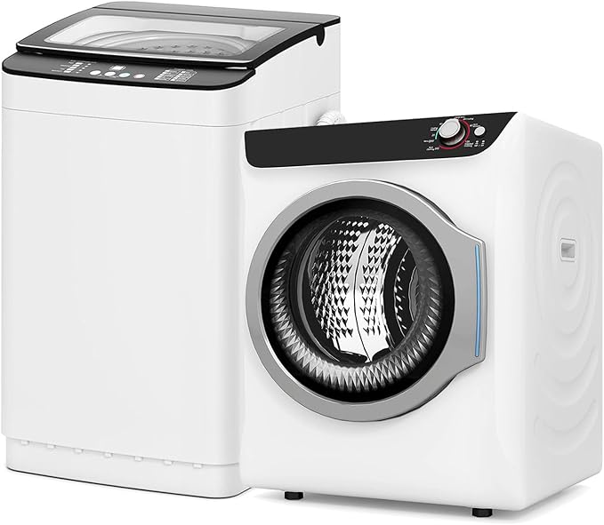 Auertech Portable Washer and Dryer Combo Set, 28 lbs Fully Automatic Washing by Auertech