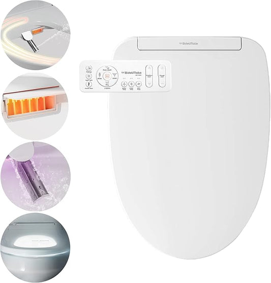 BidetMate 3000 Series Electric Toilet Seat Bidet by BidetMate