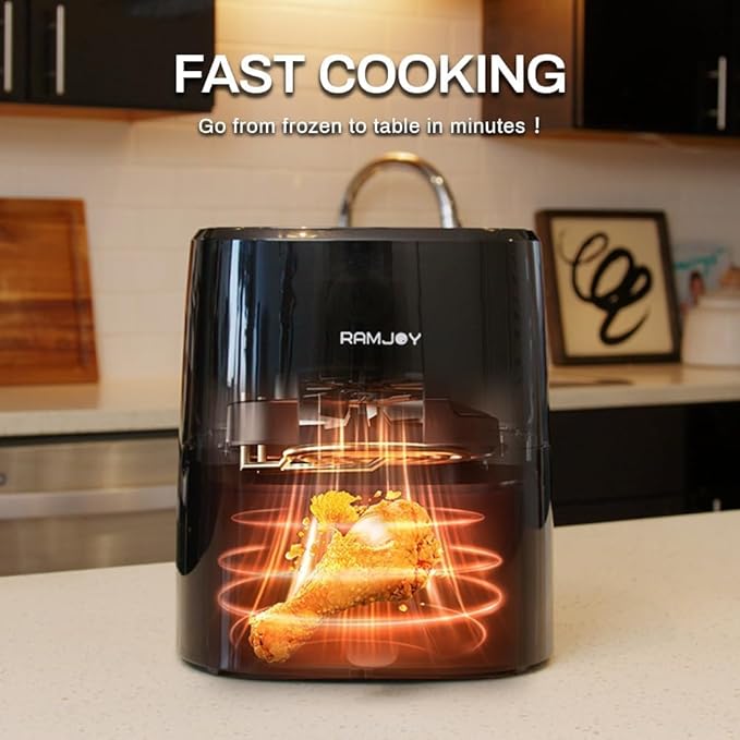 Air Fryer 3.8 Quarts for 1-2 people, 8-in-1 Functions, Air Fry, Digital Small - Image 6